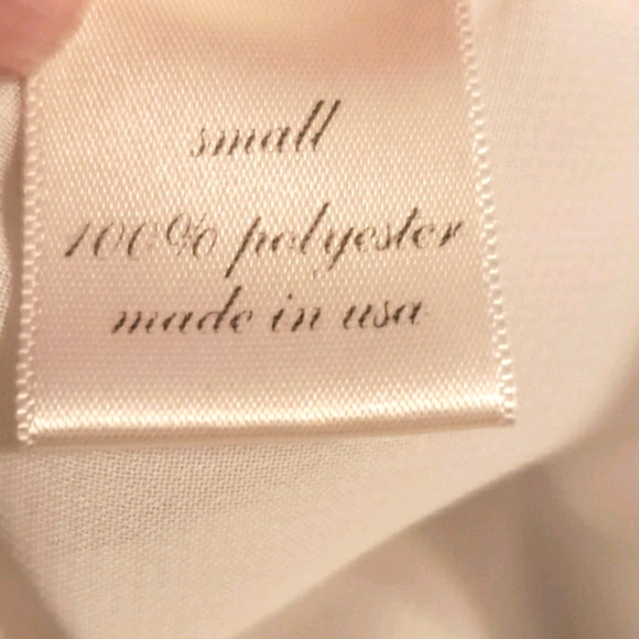 Miami Off White 3/4 Sleeves w Button Made in USA - Picture 6 of 7